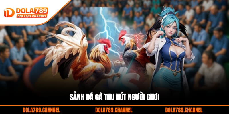 Sảnh đá gà thu hút người chơi Sảnh đá gà thu hút người chơi